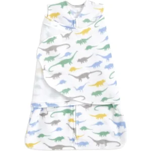 Dinosaur-themed baby sleep sack on 100% cotton. Our production integrity guarantees that every unit is technically capable of passing 2026 GOTS, OEKO-TEX, and CE certifications. Full OEM, ODM, and Customized branding.