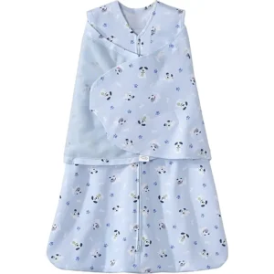 100% cotton baby sleep sack featuring a puppy-themed repeat print. Our production cycles are guaranteed to be technically capable of passing 2026 GOTS and OEKO-TEX standards. OEM, ODM, and Customized ready