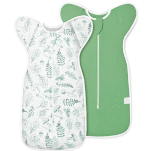 This 100% cotton green sleep sack baby features a soothing mushroom and fern print. Engineered for skin protection and breathability, we provide OEM, ODM, and customized services with guaranteed GOTS and OEKO-TEX compliance.