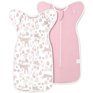 Whimsical pink bunnies and floral patterns define this highly absorbent 100% cotton sleep sack baby. Our factory provides comprehensive OEM/ODM/Customized services, with a guarantee that all products pass GOTS and OEKO-TEX safety tests.