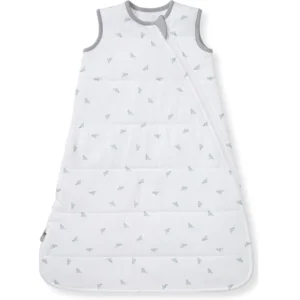 Professional OEM, ODM, and Customized manufacturing of this grey-trimmed sleeping bag for baby ensures high absorbency and 100% cotton breathability. Production in our facility is guaranteed to pass GOTS and OEKO-TEX safety benchmarks.