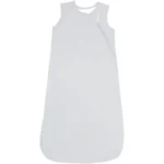 In a calm light grey shade, this sleeping bag for baby offers a simple and versatile appearance. The sleeveless cut and smooth zipper design make this baby sleeping bag tog easy to wear and remove. Made from 100% cotton, it is breathable, soft, and comfortable for delicate skin. OEM, ODM, and flexible customization options are available, with production aligned to OEKO-TEX and GOTS standards.