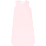 This sleeping bag for baby features a soft solid light pink color with a clean and gentle appearance. The sleeveless design with a smooth side zipper makes this baby sleeping bag tog easy to wear and remove. Made from 100% cotton, it is breathable, absorbent, and soft to the touch without irritating delicate skin. OEM & ODM and customized services are supported, with production able to meet OEKO-TEX and GOTS standards.