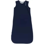 Deep navy blue gives this sleeping bag for baby a clean and structured appearance. The sleeveless design paired with a smooth zipper makes this baby sleeping bag tog suitable for everyday use. Made from 100% cotton, it offers breathable and skin-friendly comfort. Custom development and private label services are available, with materials able to meet OEKO-TEX and GOTS standards.