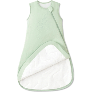 Gentle Seafoam Green offers a serene, organic aesthetic appeal for a purely handcrafted 100% cotton sleeping bag for baby. Specialized OEM, ODM, and Customized workflows are provided, with all production guaranteed to pass GOTS and OEKO-TEX Standard 100.