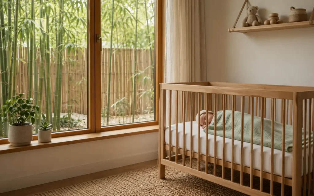 Crafted from natural Bamboo Viscose, our swaddles create a safe sleep microclimate through exceptional Breathability and temperature regulation. These handmade essentials ensure a soft touch that never harms sensitive skin.