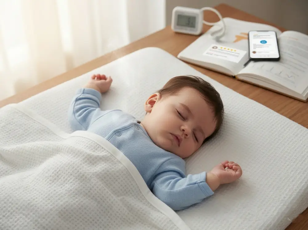 Innovating with 3D Mesh technology for high-permeability baby mattresses. Utilizing OEKO-TEX certified materials with a pure cotton surface that never harms skin, providing infants with a safe sleeping surface featuring Cushioned support.