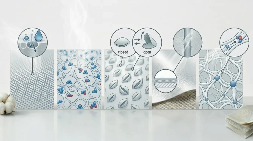 Decoding Breathability from fiber science: From natural Organic Cotton to innovative 3D Mesh, we optimize through multi-layer physical structures to ensure products are guaranteed technically capable of passing strict GOTS and OEKO-TEX certifications.