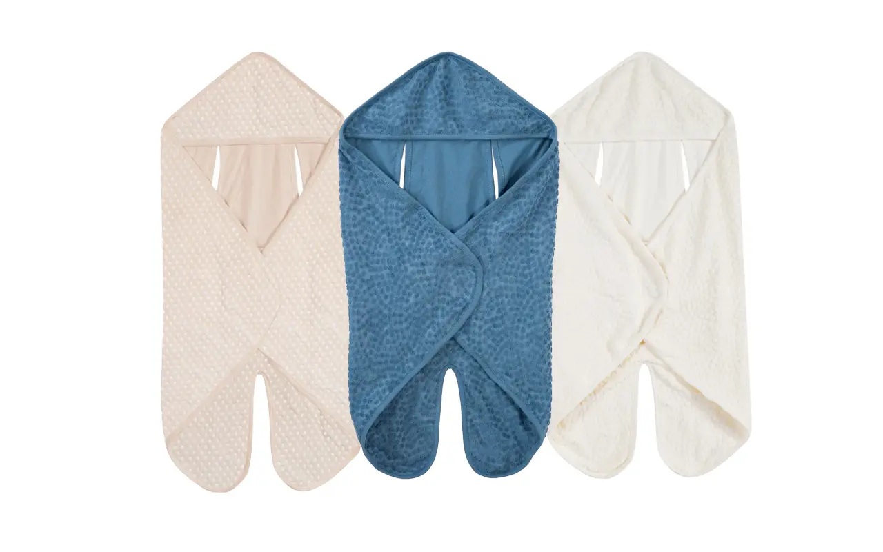 This collection includes Cream, Dark Blue, and Sand Beige tones, offering a complete blanket for baby series for OEM/ODM and customized projects. Each piece is handcrafted from 100% cotton, ensuring a highly absorbent, breathable, and skin-safe experience. We guarantee compliance with OEKO-TEX and GOTS standards, providing a professional-grade alternative to a standard crochet baby blanket with superior consistency and safety.