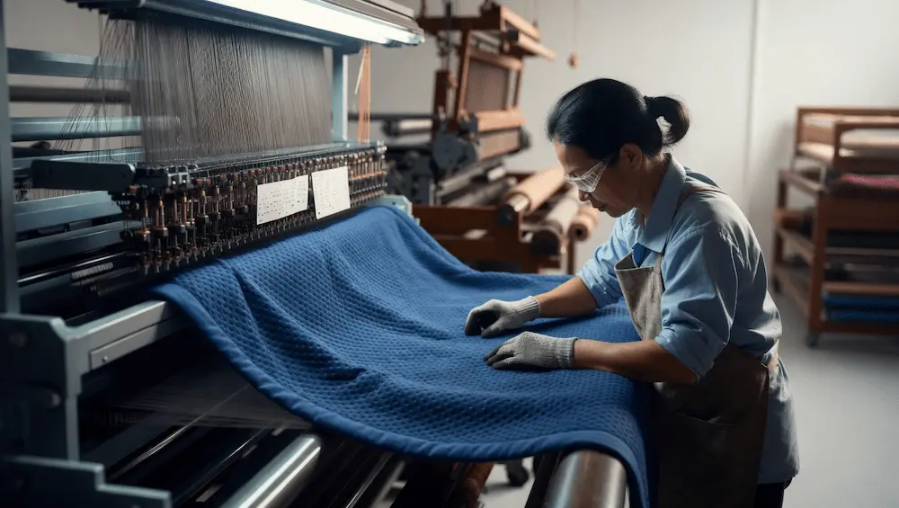 In a precision weaving environment, this blanket for baby is crafted using organic cotton with a seashell jacquard texture that enhances tactile design. As a crochet baby blanket, it is handmade, breathable, soft, absorbent, and durable. We ensure it meets OEKO-TEX and GOTS standards, with OEM/ODM customized services available.