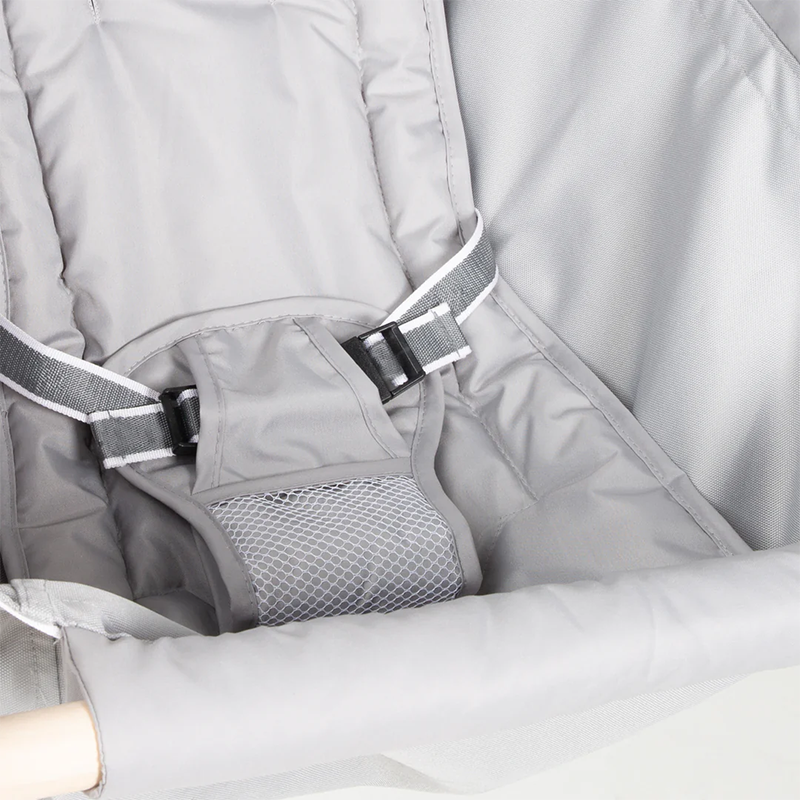 Our 2-in-1 Baby Hanging Swing Seat features a heavy-duty 5-point safety harness integrated into a durable 100% polyester canvas seat. This wholesale design utilizes premium solid hardwood components.