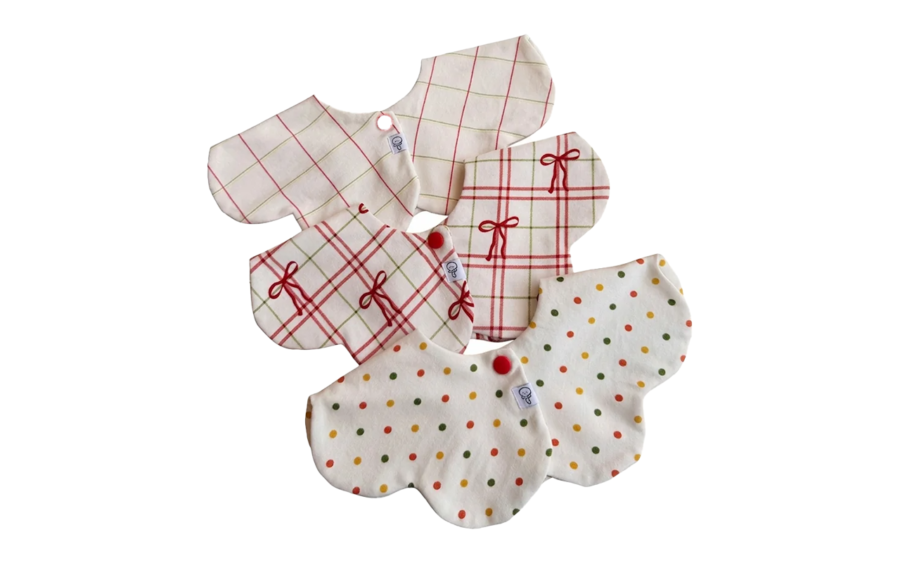 Our best baby bibs showcase festive grids and charming bow-tie prints in pure cotton. We guarantee 2026 OEKO-TEX & GOTS standards. High-absorbency bibs for baby with ready OEM/ODM factory support.