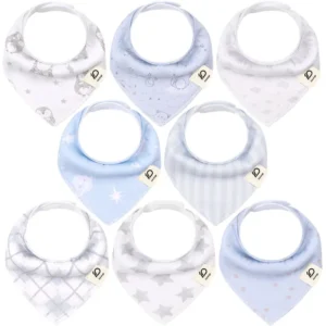 Fresh seafaring aesthetics meet technical excellence in this collection of best baby bibs, each marked with the Inorange signature branding. Utilizing double-layer cotton for peak moisture management, the fabric acts as a protective shield to keep sensitive skin healthy and dry during meal times or heavy drooling phases. For the baby, the lightweight and breathable texture ensures a comfortable fit without the risk of overheating. The triangular silhouette is remarkably convenient and easy to operate, providing a secure, adjustable fit that grows with the child. We facilitate professional B2B partnerships with tailored branding solutions, ensuring every handmade piece is strictly monitored and guaranteed to pass rigorous safety tests for export quality.