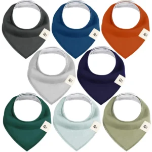 Our Solid Bandana Bibs utilize a double-layer 100% organic cotton architecture, prioritizing hydroscopic performance over simple absorption. As a leading bibs for baby manufacturer, we guarantee each batch can pass 2026 OEKO-TEX & GOTS certifications. The best baby bibs for high-volume OEM/ODM portfolios seeking material purity and supply chain reliability.