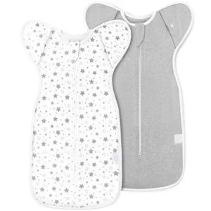 Featuring a timeless grey star motif, this 100% cotton sleep sack baby prioritizes softness and skin comfort. Our factory supports customized B2B orders and OEM/ODM projects, with a guarantee to meet OEKO-TEX and GOTS benchmarks.