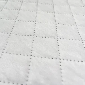 Our geometric diamond quilted stitching reinforces outer layer stability to resist fabric shifting or stretching. Our textured surface treatment directly provides gentle anti-slip traction for infant crawling.