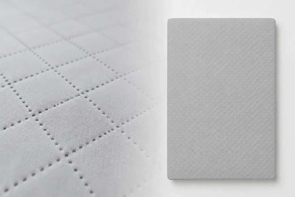 Our premium nursery catalog includes high-density diamond-quilted crib bedding. Our embossed mattress protector maintains flat dimensional stability across extensive warehouse storage.