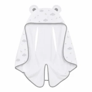 Our White Infant Swaddle Blanket with Safety Belt Slot utilizes high-density protective stitching. Our central slot compartment directly accommodates multi-point safety buckles without causing material distortion.