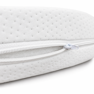 Our Wholesale Baby Crib Mattress features a breathable, hypoallergenic jacquard cover equipped with a smooth side zipper. This airflow design securely encases a high-density orthopedic foam core.