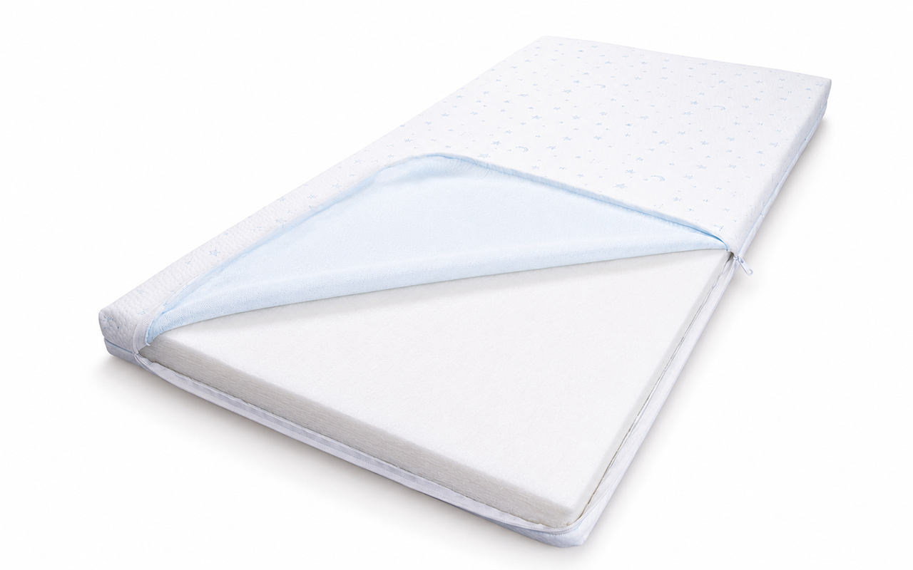 Featuring a practical L-shaped zipper, this perspective view reveals the breathable foam core and removable jacquard cover. It offers easy-care washability and long-lasting structural integrity.