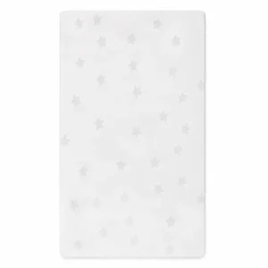 Our standard rectangular crib mattress features an advanced flat surface layout with sharp, geometric edge profiles. Our dimensionally stable internal structure directly ensures a flush, gap-free fit within international standard crib frames.