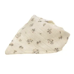 The draped presentation highlights the exceptional softness and cloud-like fluffiness of our muslin cotton baby bibs. Our specially treated 100% cotton fabric maintains its plush feel wash after wash, making these bibs for baby perfect for premium retail positioning.
