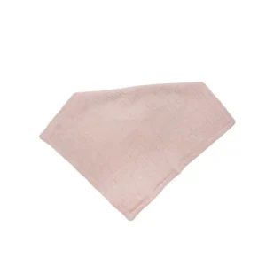 100% muslin cotton square cloth corner fold display showcasing warm elegant dusty rose color. Single-layer gauze weave with breathable softness. We provide OEM customization supporting size specifications, color customization, and edge processing comprehensive customization services.