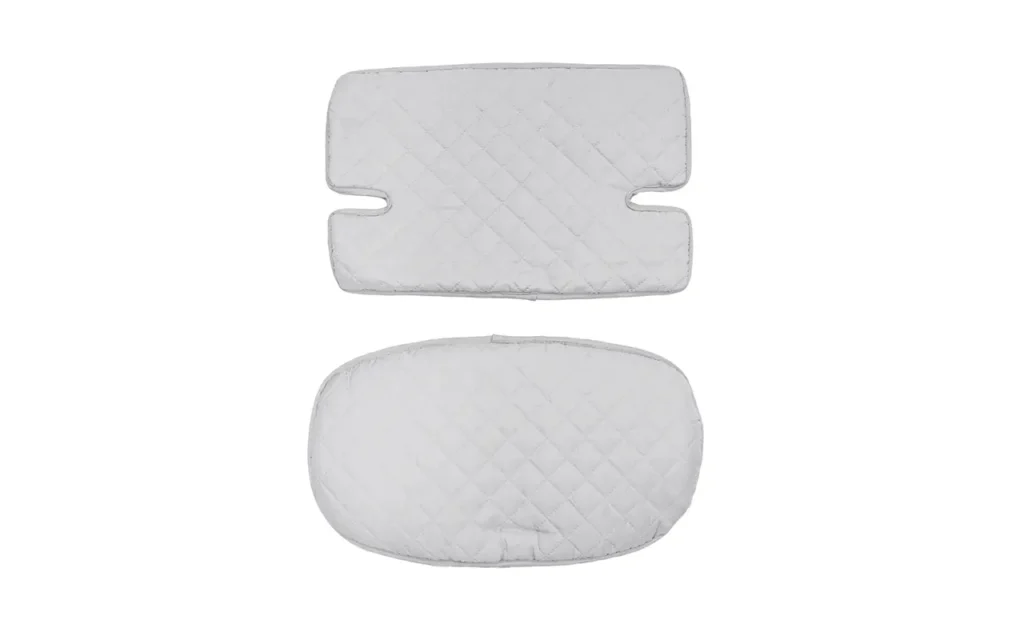 2-piece baby high chair seat reducer set perfectly adapts to different age stages with upper lumbar support pad and lower seat cushion design. Features high-elasticity filling and micro-pore breathable technology to prevent heat accumulation. We provide complete OEM customization solutions, allowing adjustments from pattern design, material selection to functional testing.