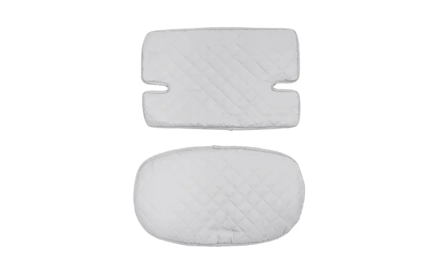 2-piece baby high chair seat reducer set perfectly adapts to different age stages with upper lumbar support pad and lower seat cushion design. Features high-elasticity filling and micro-pore breathable technology to prevent heat accumulation. We provide complete OEM customization solutions, allowing adjustments from pattern design, material selection to functional testing.