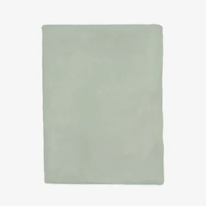 Muslin cotton duvet cover with quilt core display showcases plump full sage green. Duvet cover perfectly matches quilt core displaying high-quality workmanship. We provide professional OEM customization supporting duvet cover size, color customization, and technique optimization comprehensive customization services.