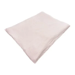 Muslin cotton duvet cover with quilt core side view showcases plump 3D soft blush pink. Side perspective clearly displays perfect match between duvet cover and quilt core. We provide professional OEM customization supporting duvet cover size, technique details, and quality optimization comprehensive customization options.