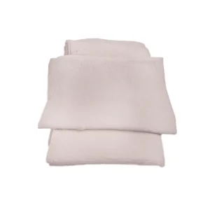 Muslin cotton soft blush pink two-piece set display without pillow and quilt cores clearly presenting product design. Pillowcase and duvet cover side-by-side display demonstrating high-quality workmanship and color coordination. We provide professional OEM customization supporting set size, color customization, and comprehensive optimization services.