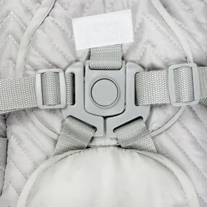 Multi-functional infant seat pad equipped with professional five-point safety system featuring high-strength plastic safety buckles and premium webbing. Five-point fastening design ensures comprehensive safety protection for babies at different positions. We provide professional OEM customization solutions supporting safety buckle specifications and webbing material customization.