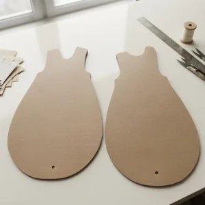 Our specialized ergonomic heavy-grade cardboard templates are meticulously designed to govern the exact dimensions of infant wearable garments. As an established baby textile factory in China, we maintain a vast library of standardized master patterns to minimize initial product development cycles for international buyers.