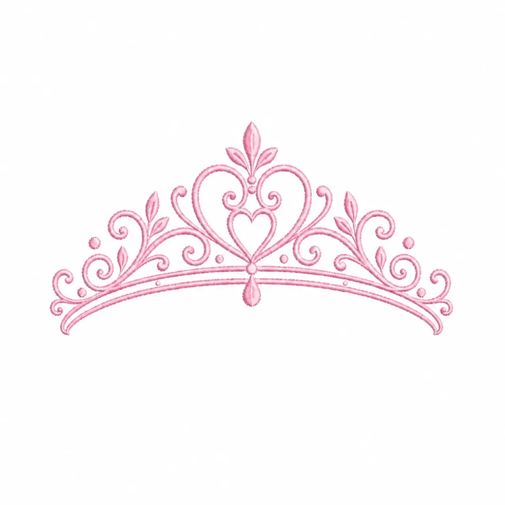 We create feminine baby textile designs that resonate with modern mothers. Our pink crown embroidery combines elegant aesthetics with production efficiency. We deliver sophisticated designs that feel premium while maintaining cost-effectiveness for your market positioning.