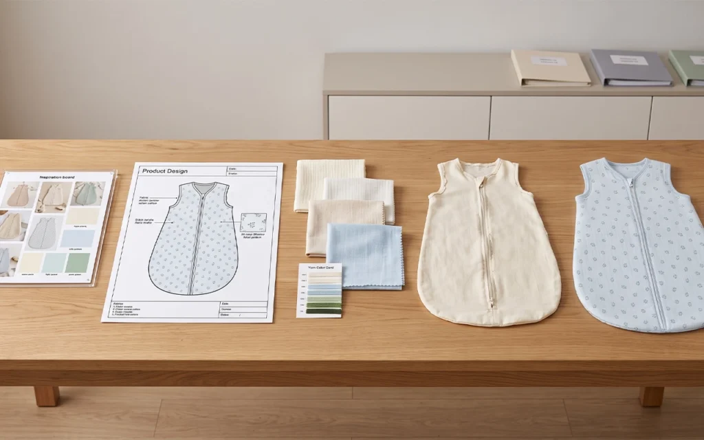 We turn sleep sack concepts into custom samples with fabrics, prints, colorways and zippers. Our Hangzhou, China OEM/ODM baby textile factory offers 40+ years of private label manufacturing expertise.